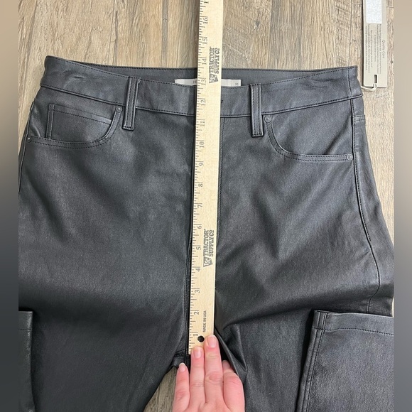 Black Leather Hudson Harlow Pants 100% Lamb Leather - Picture 14 of 15